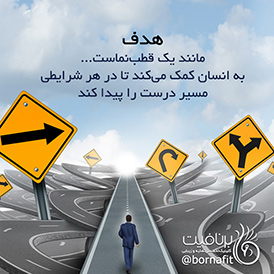 هدف مانند یک قطب نماست