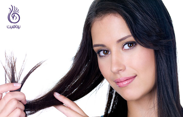 درمان موی چرب- برگ چای- برنافیت