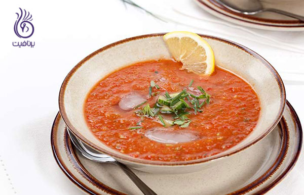 سوپ رژیمی- سوپ سالسا مرغ- برنافیت