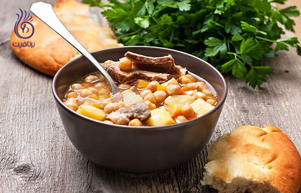 سوپ رژیمی- سوپ مراکشی نخود- برنافیت