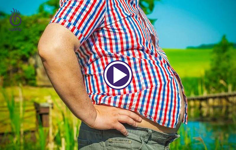 5 عاملی که موجب چاقی شکمی میشود - برنافیت