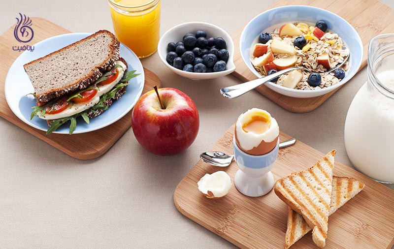 صبحانه های رژیمی برای کاهش وزن - برنافیت