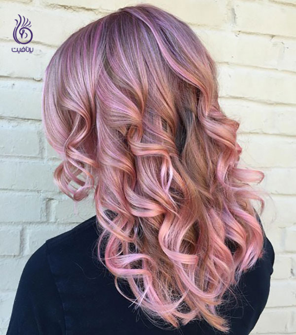 pastel lavender hair color with pink highlights