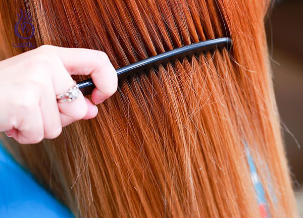 درمان موی چرب- بشانه کردن بیش از حد موها- برنافیت