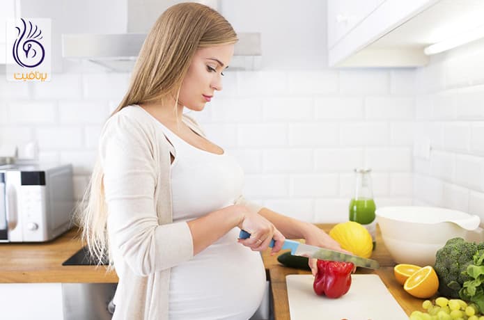مصرف تغذیه سالم در دوران بارداری