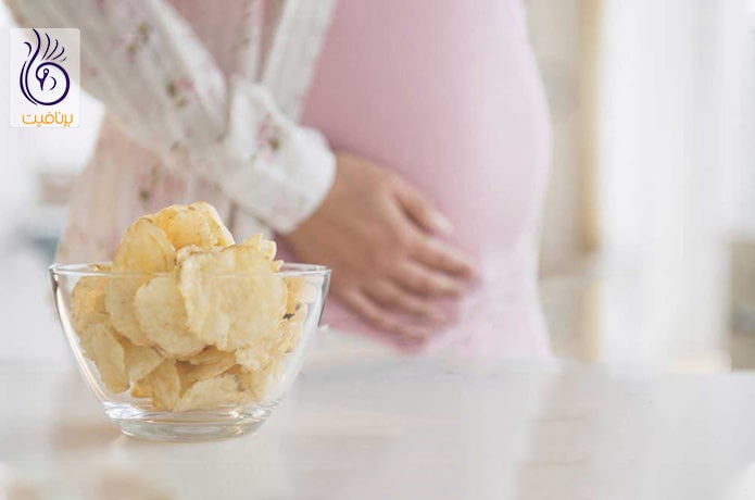 غذای نادرست در زمان بارداری